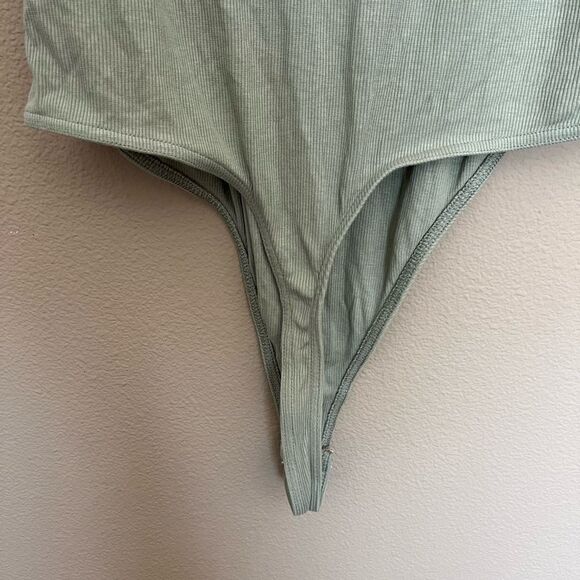 Missguided Plus Ribbed Sleeveless Thong Bodysuit - Picture 7 of 7